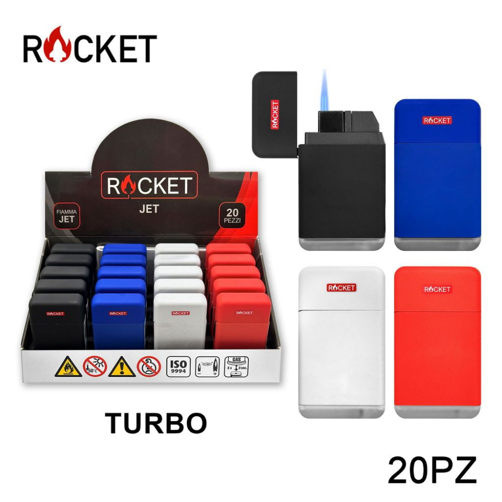 ROCKET - ACCENDINO TURBO RUBBER CLASSIC 1PZ=(20 PZ)