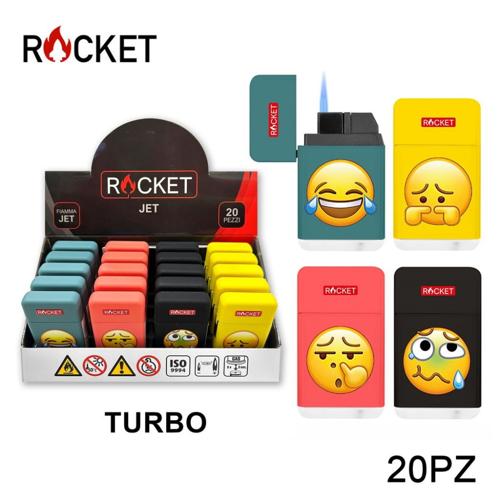 ROCKET - ACCENDINO TURBO RUBBER WC EMOJI 2 1PZ=(20 PZ)