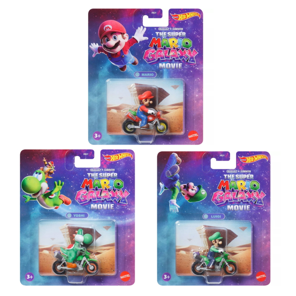 HOT WHEELS The Super Mario Galaxy Movie Singles Asst. JMG31-979A