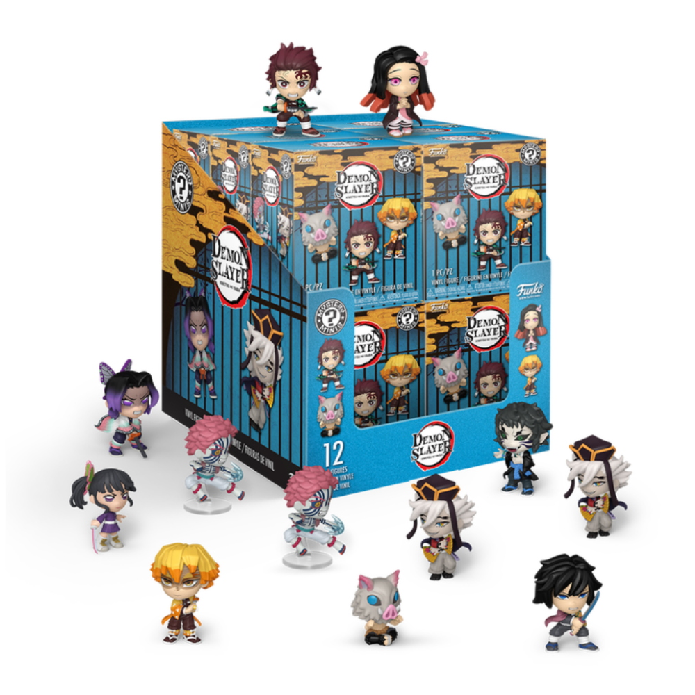 FUNKO POP 96177 Demon Slayer Infinity Castle - MYSTERY MINI BLIND BOX - DISPLAY 12PZ 