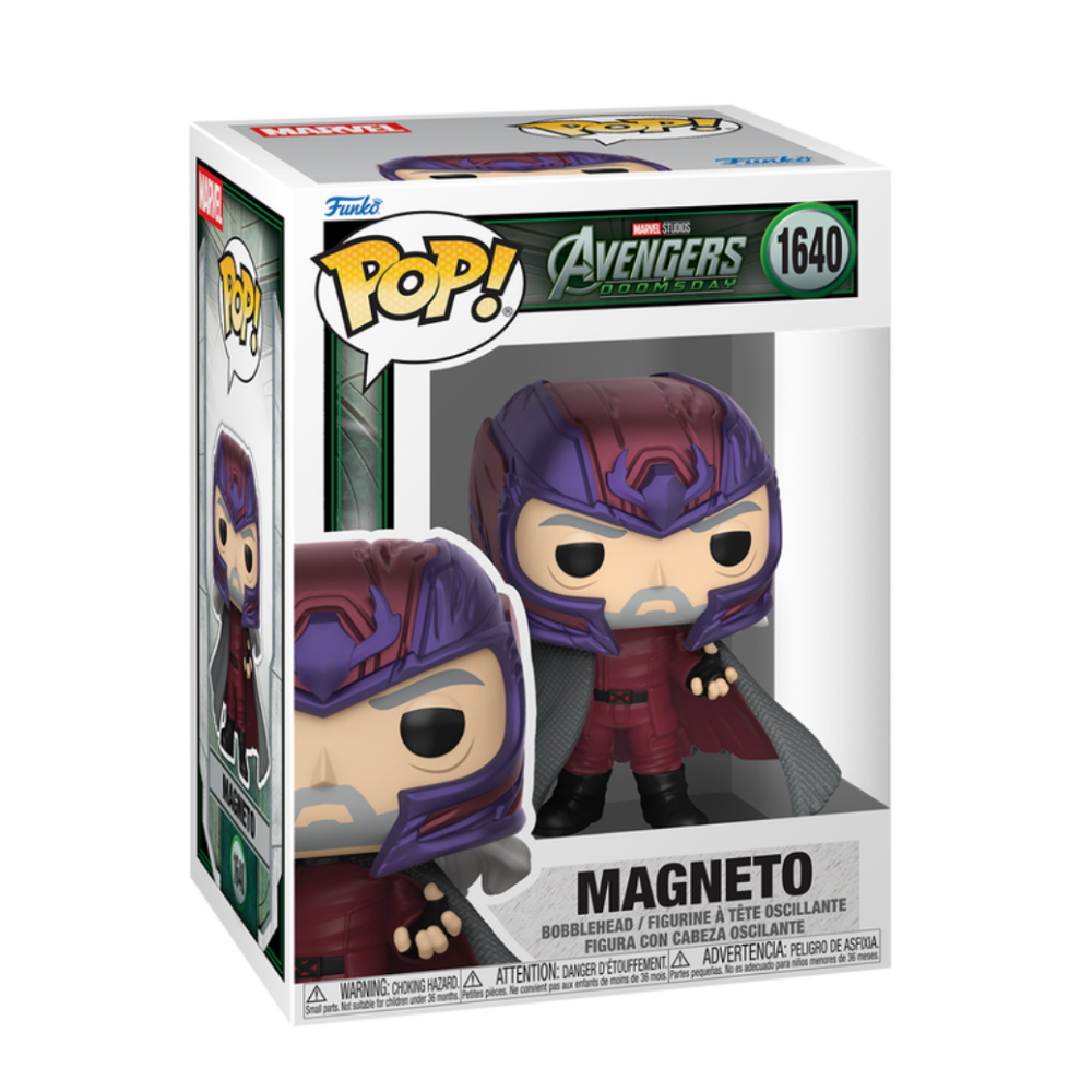 FUNKO POP MARVEL:AVENGERS DOOMSDAY - VINYL FIGURE 1640 MAGNETO 9CM - 90474
