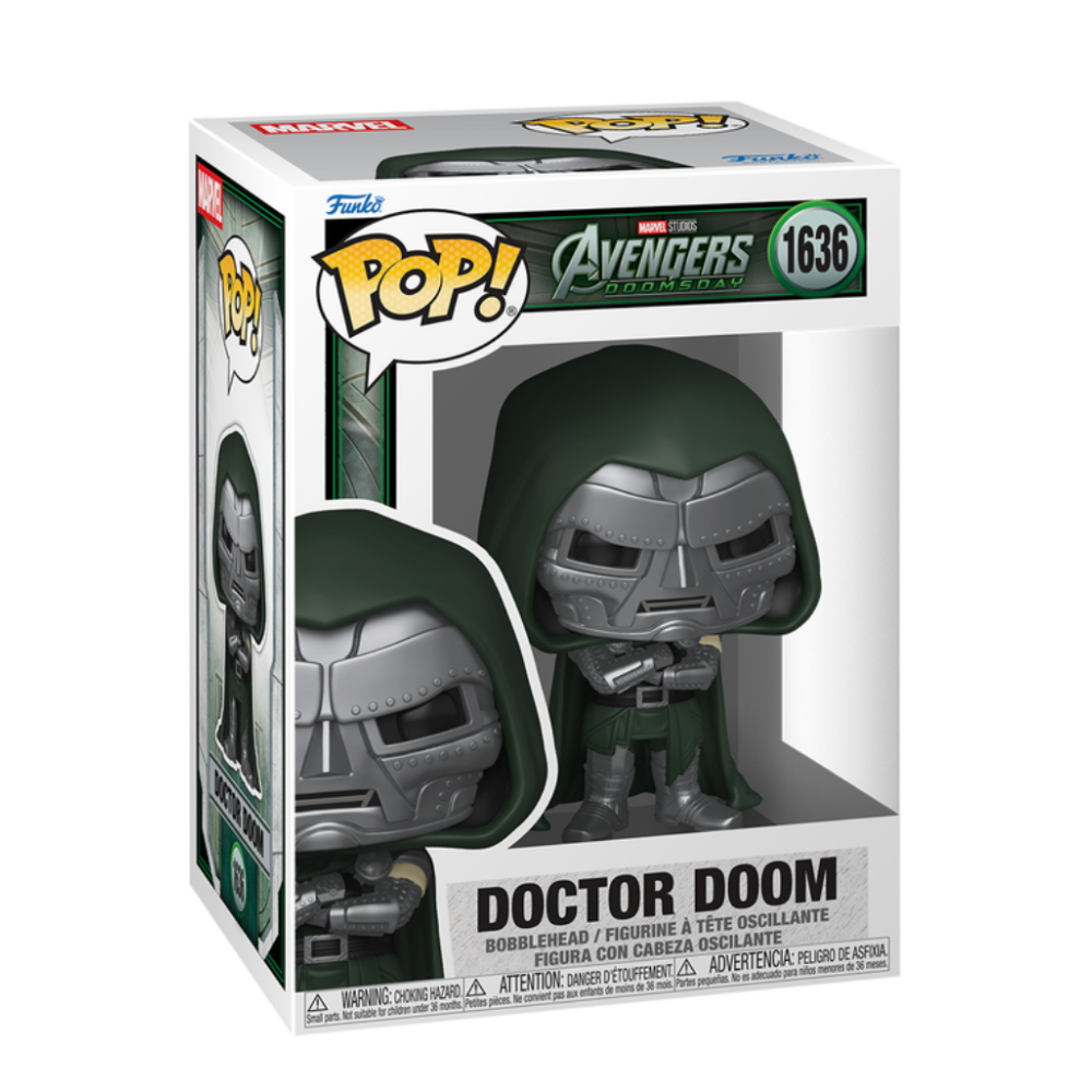FUNKO POP MARVEL:AVENGERS DOOMSDAY - VINYL FIGURE 1636 DOCTOR DOOM 9CM - 90470