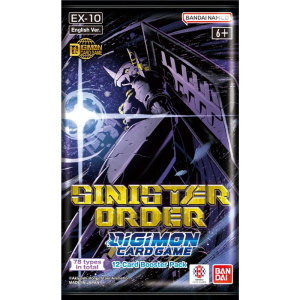 BANDAI Box Digimon Card Game - EX-10 Extra Booster Sinister Order 