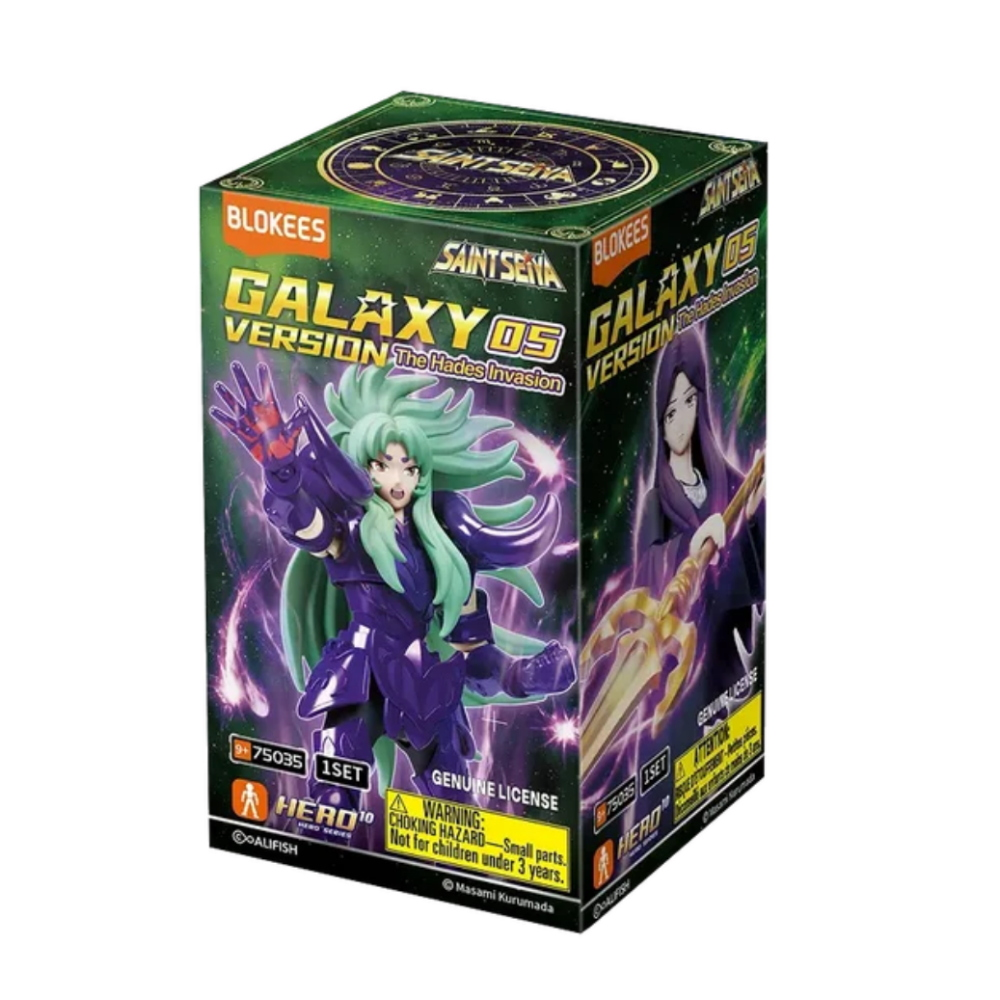 Blokees - Saint Seiya Blind Box - Galaxy Version 05 - 75035 The Hades Invasion DISPLAY 9PC 