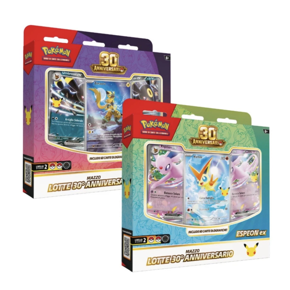 Pokemon - 30° anniversario - Mazzo Lotte "Umbreon-EX & Espeon-EX" (IT) 30/10/2026