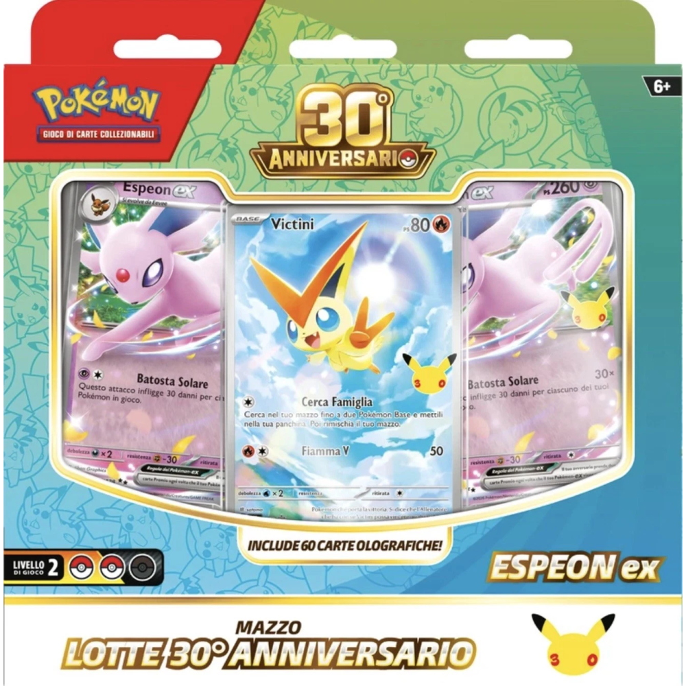 Pokemon - 30° anniversario - Mazzo Lotte "Umbreon-EX & Espeon-EX" (IT) 30/10/2026