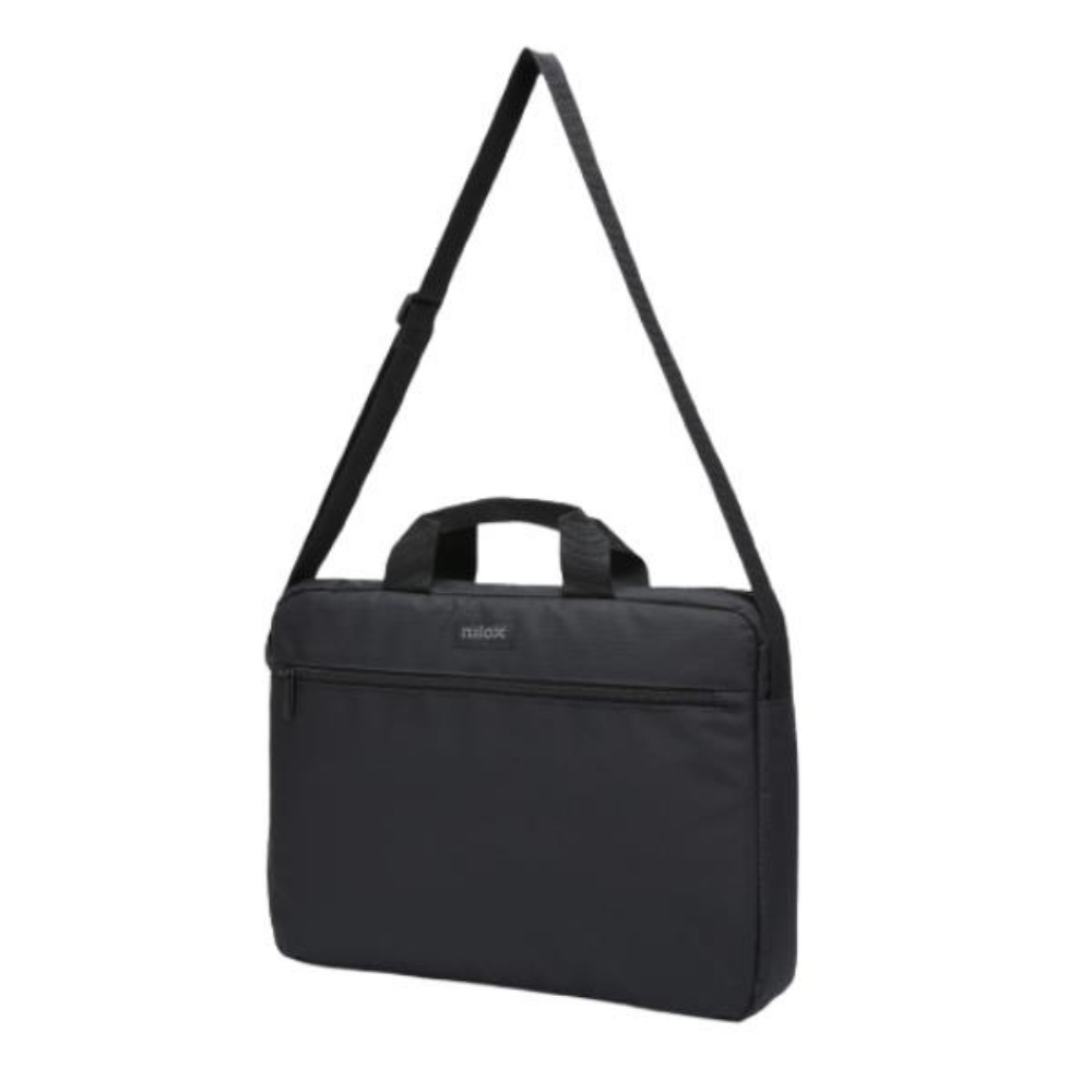 NILOX - Borsa per Notebook/Laptop 15.6" - Imbottita, manico e tracolla, tasca esterna