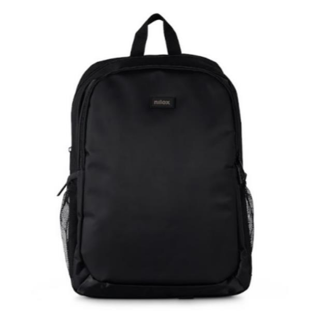 NILOX - ZAINOPER NOTEBOOK/Laptop 15.6" spallacci imbottiti e regolabili, cerniera in metallo, 2 ampi scomparti e scomparti esterni