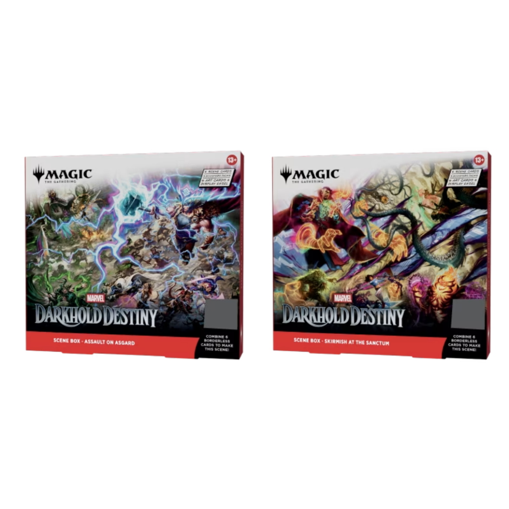 PREORDINE MAGIC THE GATHERING - MARVEL DARKHOLD DESTINY - BOX SCENE (4 SCENE) - ENG 09/04/2027