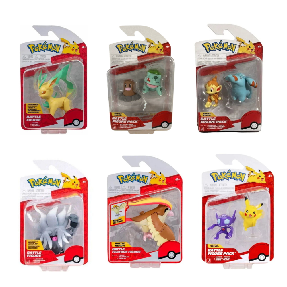Rei Toys - Pokémon Battle Figure Pack (Assortimento - 9) - PK011300