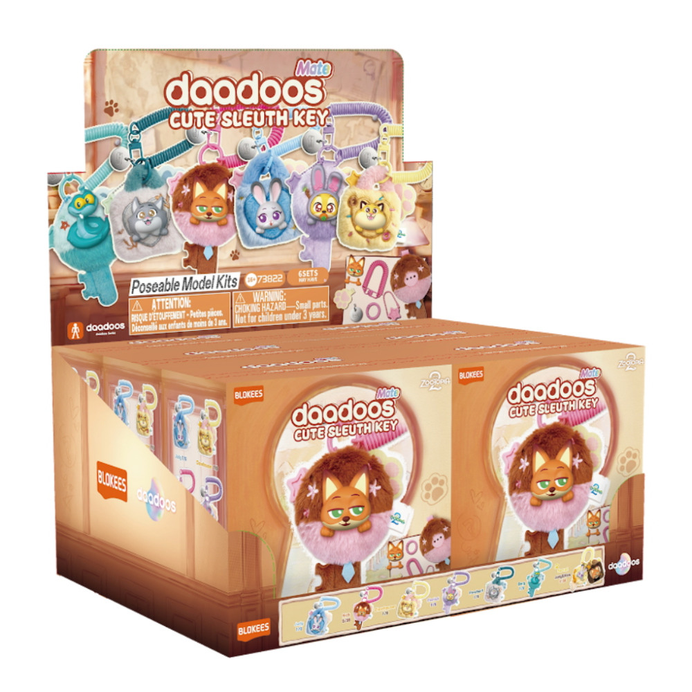 Blokees - Zootropolis Blind Box - Daadoos Mate Series 02 - 73822 Cute Sleuth Key DISPLAY 6PC 