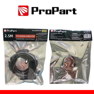 PROPART Cavo antenna TV IEC 2M SP-PR NERO