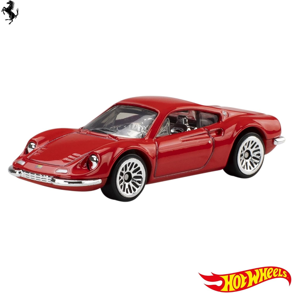 MATTEL - HOT WHEELS 5 VEICOLI FERRARI - JLN12