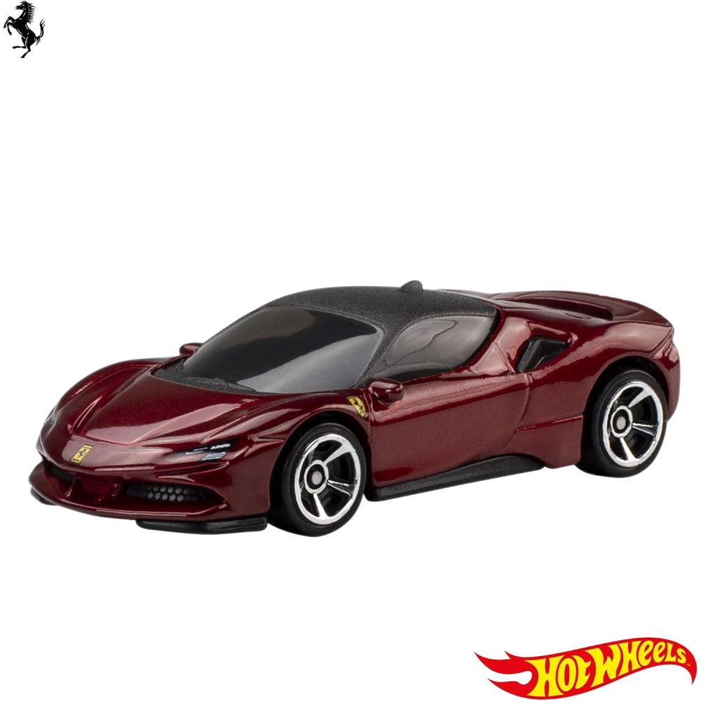 MATTEL - HOT WHEELS 5 VEICOLI FERRARI - JLN12