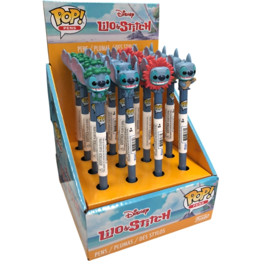 FUNKO POP PEN TOPPERS DISPLAY - DISNEY: LILO & STITCH 16PZ - 85775