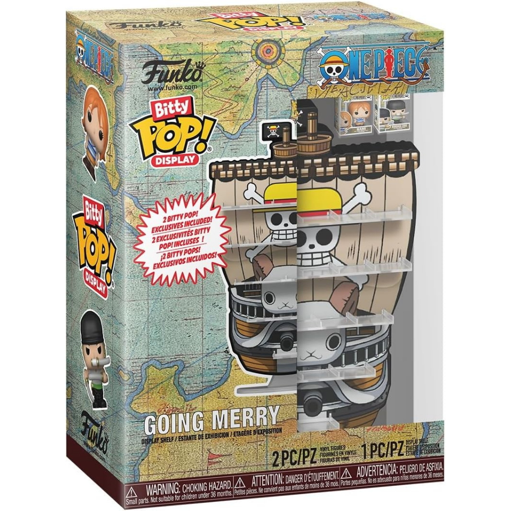 FUNKO POP BITTY DISPLAY - ONE PIECE GOING MERRY - 92964