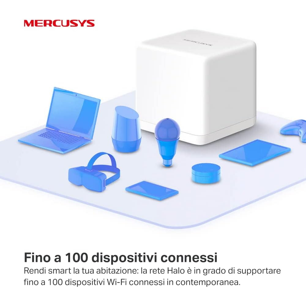 MERCUSYS Halo H30G (3-Pack) - WHOLE HOME MESH WIFI SYSTEM AC1300