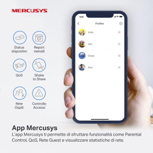 MERCUSYS Halo H30G (3-Pack) - WHOLE HOME MESH WIFI SYSTEM AC1300