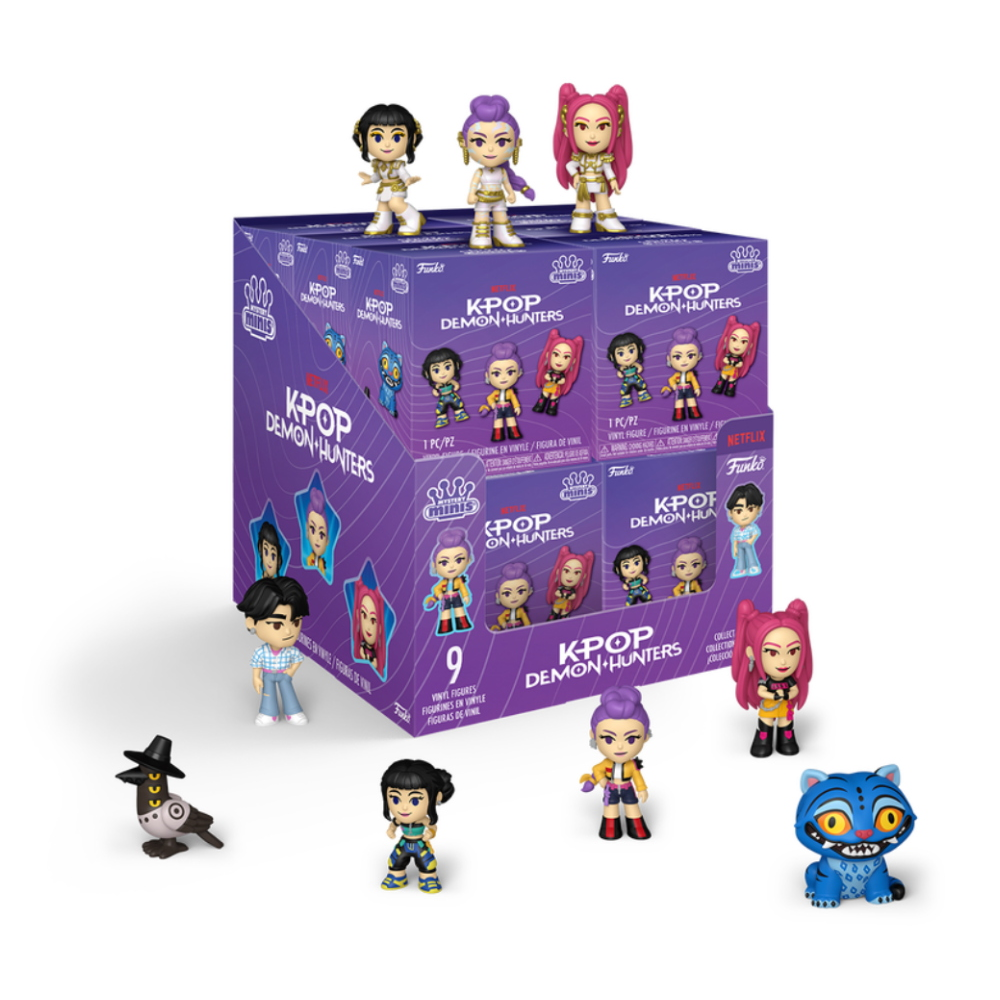 FUNKO POP 95909 KPop Demon Hunters - MYSTERY MINI BLIND BOX - DISPLAY 12PC CASE PACK 