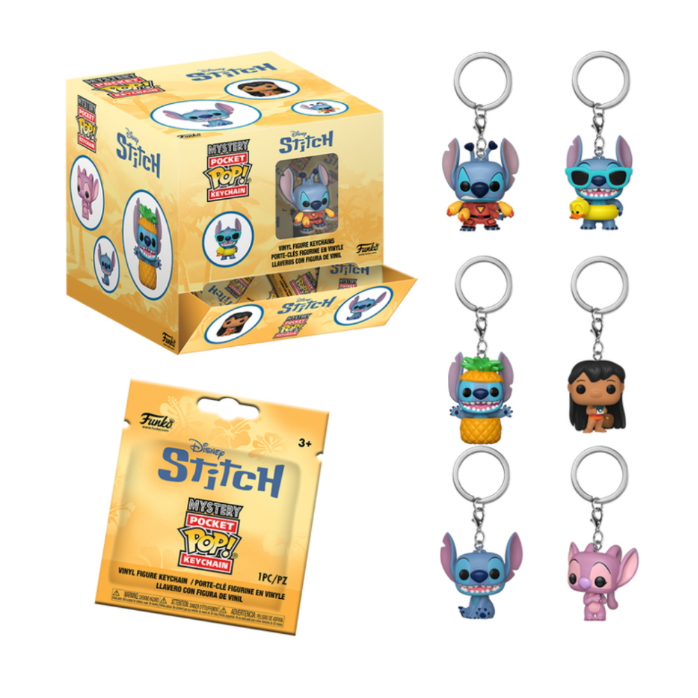 FUNKO POP KEYCHAIN DISPLAY BLIND BAG - LILO & STITCH 12PZ PDQ - 97588