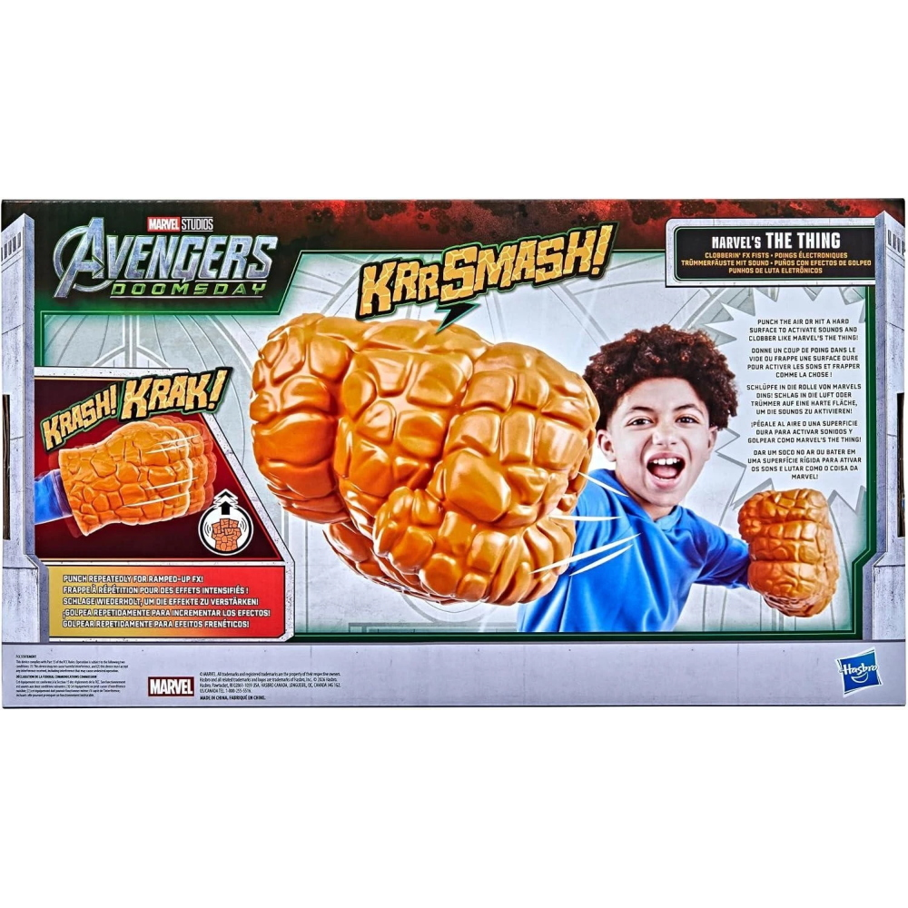 HASBRO -  MARVEL STUDIOS AVENGERS:DOOMSDAY PUGNI FX DELLA DISTRUZIONE DELLA COSA - G36605L00