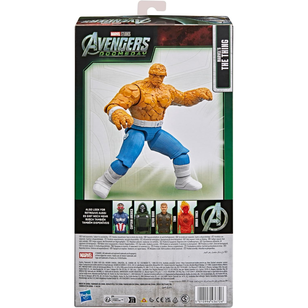 HASBRO -  MARVEL STUDIOS AVENGERS:DOOMSDAY TITAN ACTION FIGURE LA COSA - G36615L00