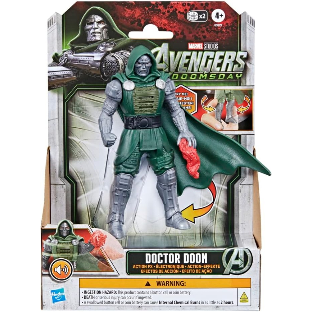 HASBRO -  MARVEL STUDIOS AVENGERS:DOOMSDAY DOTTOR DESTINO ACTION FX ACTION FIGURE - G35225L00