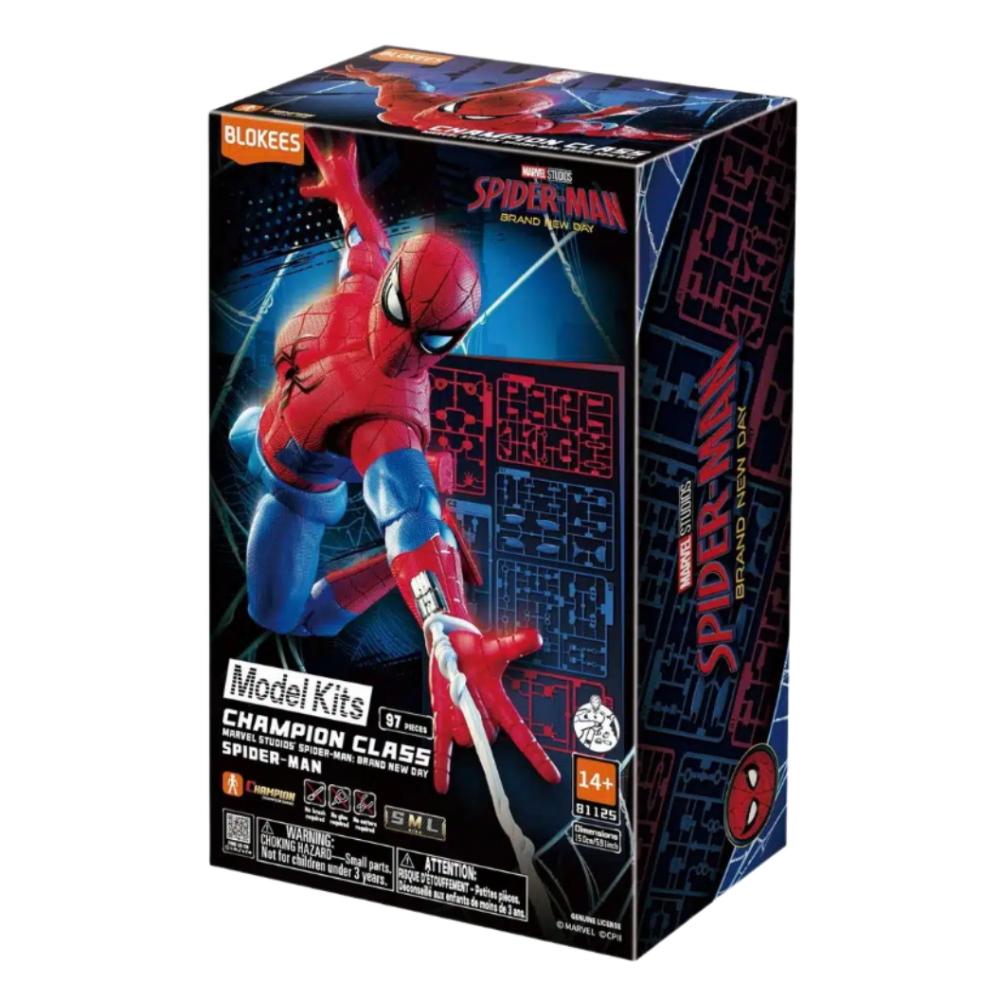 Blokees - Marvel - Champion Class 13 - 81125 Spider Man - Brand new day Model Kit   