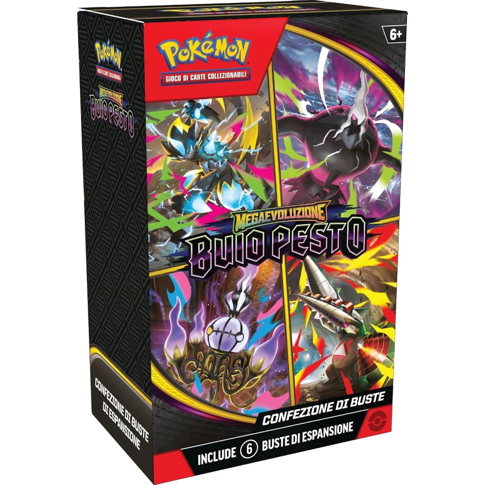Pokemon - Bundle 6 Buste - Megaevoluzione Buio Pesto (IT)