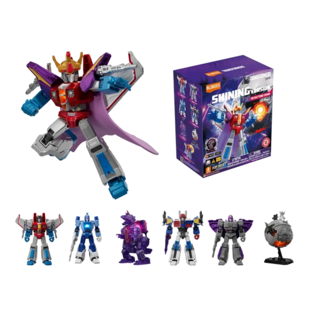 Blokees - Transformers Blind Box - Shining version 06 - 71126 The Shattered Crown DISPLAY 6PC 