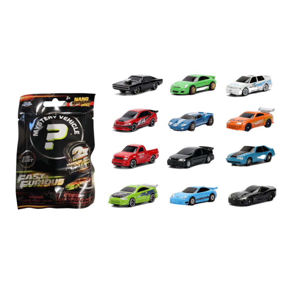 SIMBA - JADA Fast & Furious Blind Pack Nanofigs W2 - 9336347314R00