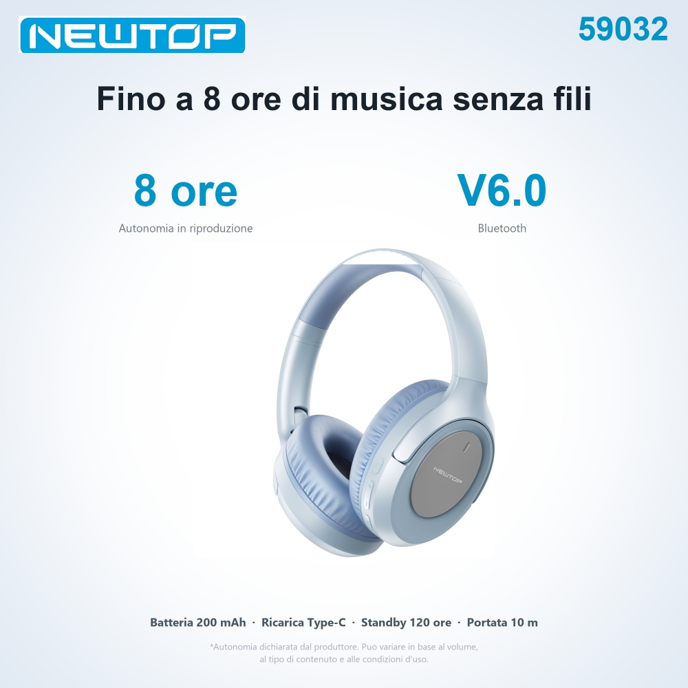 NEWTOP CB11 CUFFIE STEREO WIRELESS LS-269