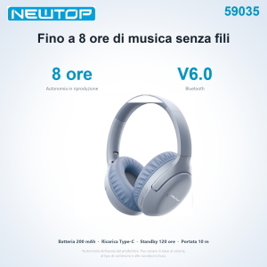 NEWTOP CB12 CUFFIE STEREO WIRELESS LS-260