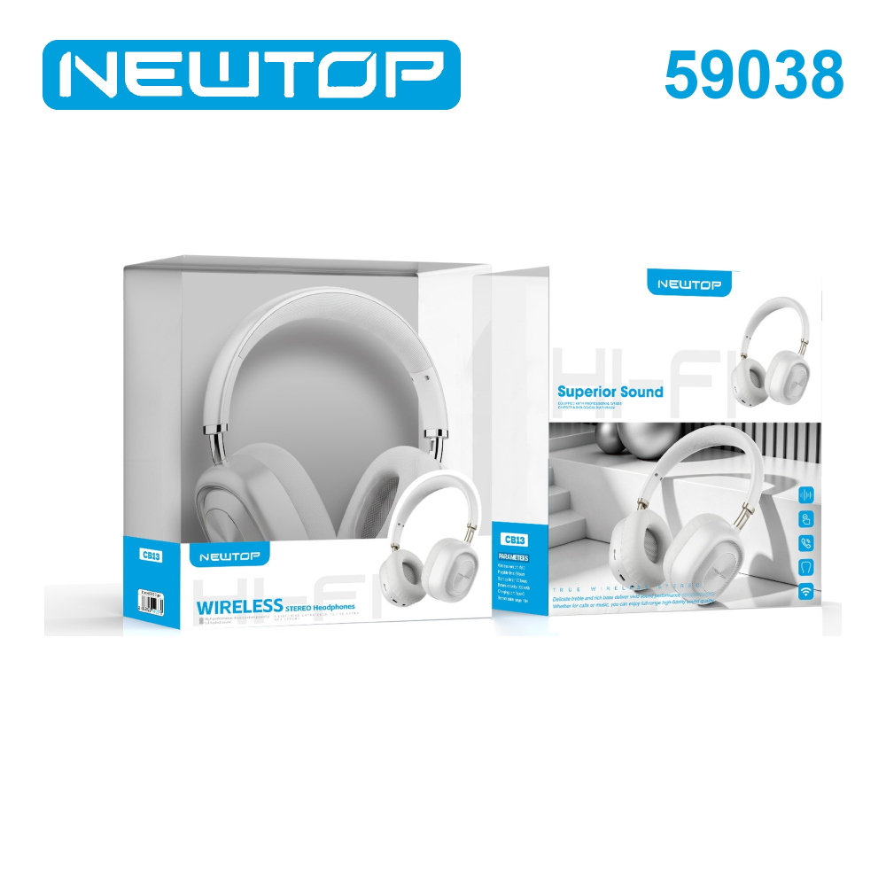 NEWTOP CB13 CUFFIE STEREO WIRELESS LS-255