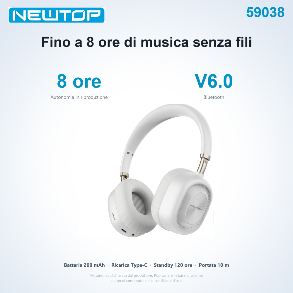 NEWTOP CB13 CUFFIE STEREO WIRELESS LS-255