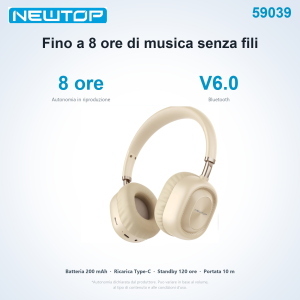 NEWTOP CB13 CUFFIE STEREO WIRELESS LS-255