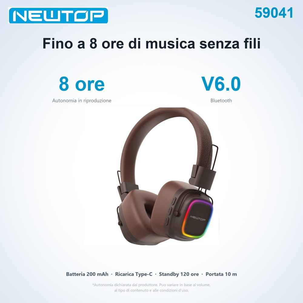 NEWTOP CB14 CUFFIE STEREO WIRELESS LS-258