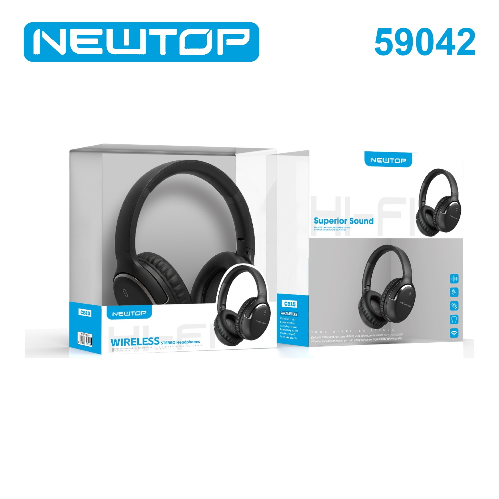 NEWTOP CB15 CUFFIE STEREO WIRELESS LS-261
