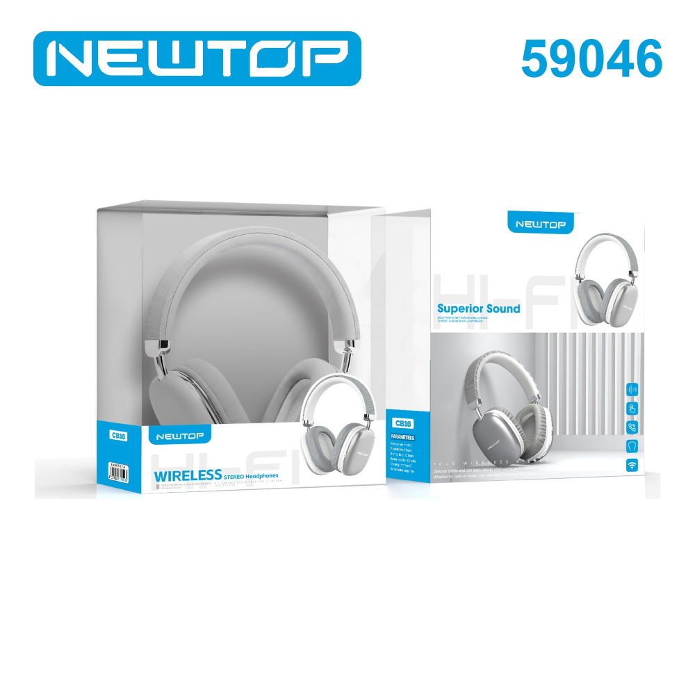 NEWTOP CB16 CUFFIE STEREO WIRELESS LS-262