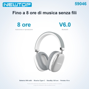 NEWTOP CB16 CUFFIE STEREO WIRELESS LS-262