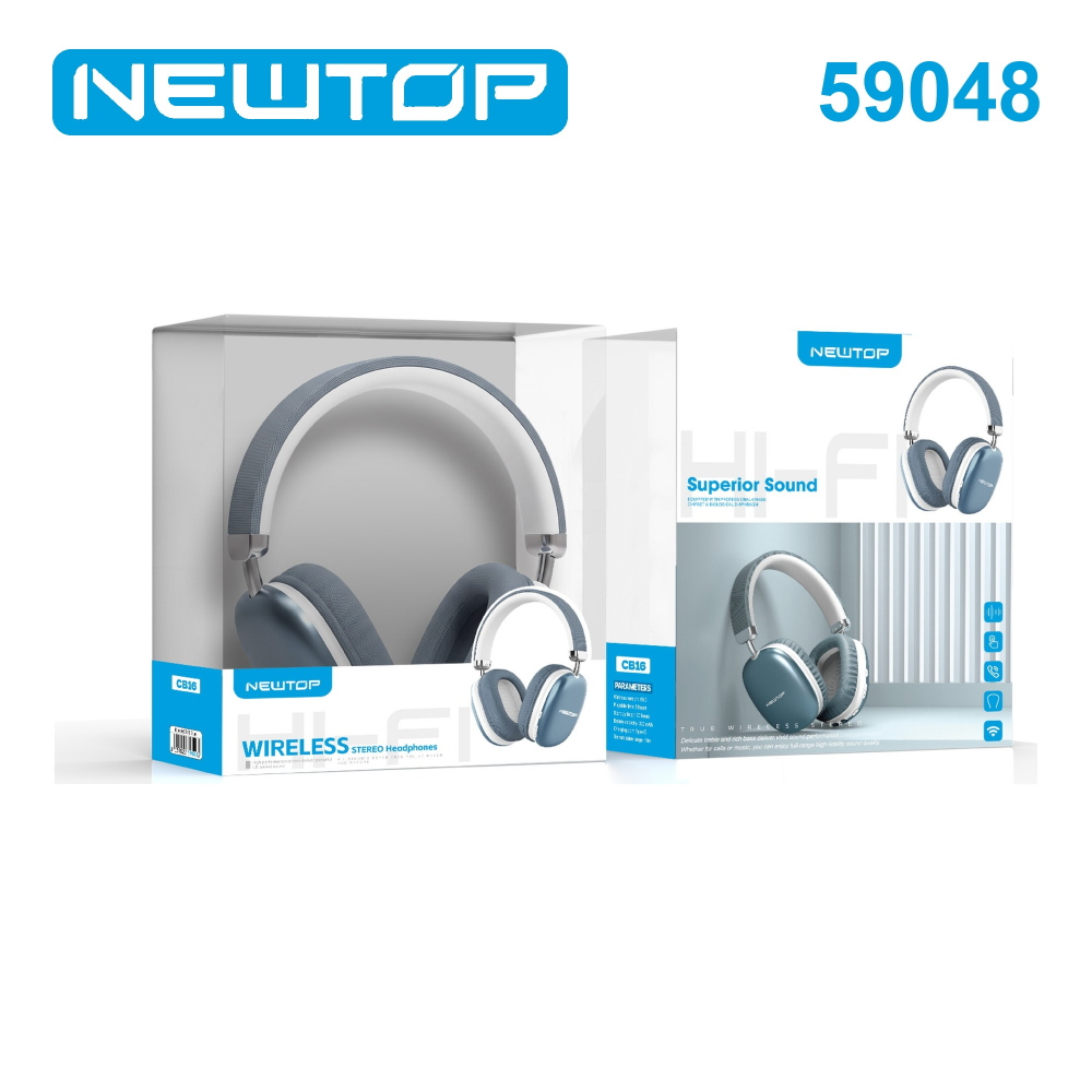 NEWTOP CB16 CUFFIE STEREO WIRELESS LS-262