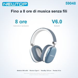 NEWTOP CB16 CUFFIE STEREO WIRELESS LS-262