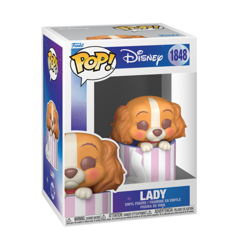 FUNKO POP DISNEY BABY ANIMALS  - VINYL FIGURE 1848 LADY (WITH HAT BOX) 9CM - 95980