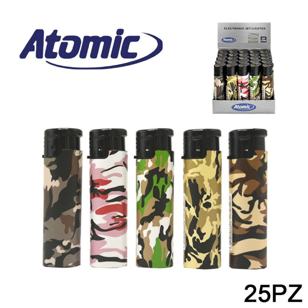 ATOMIC ACCENDINO TURBO CAMOUFLAGE 1PZ=(25PZ)