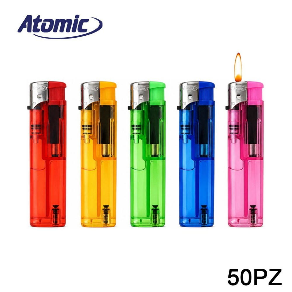 ATOMIC ACCENDINI F13  TRASPARENTE  1=(50PZ)