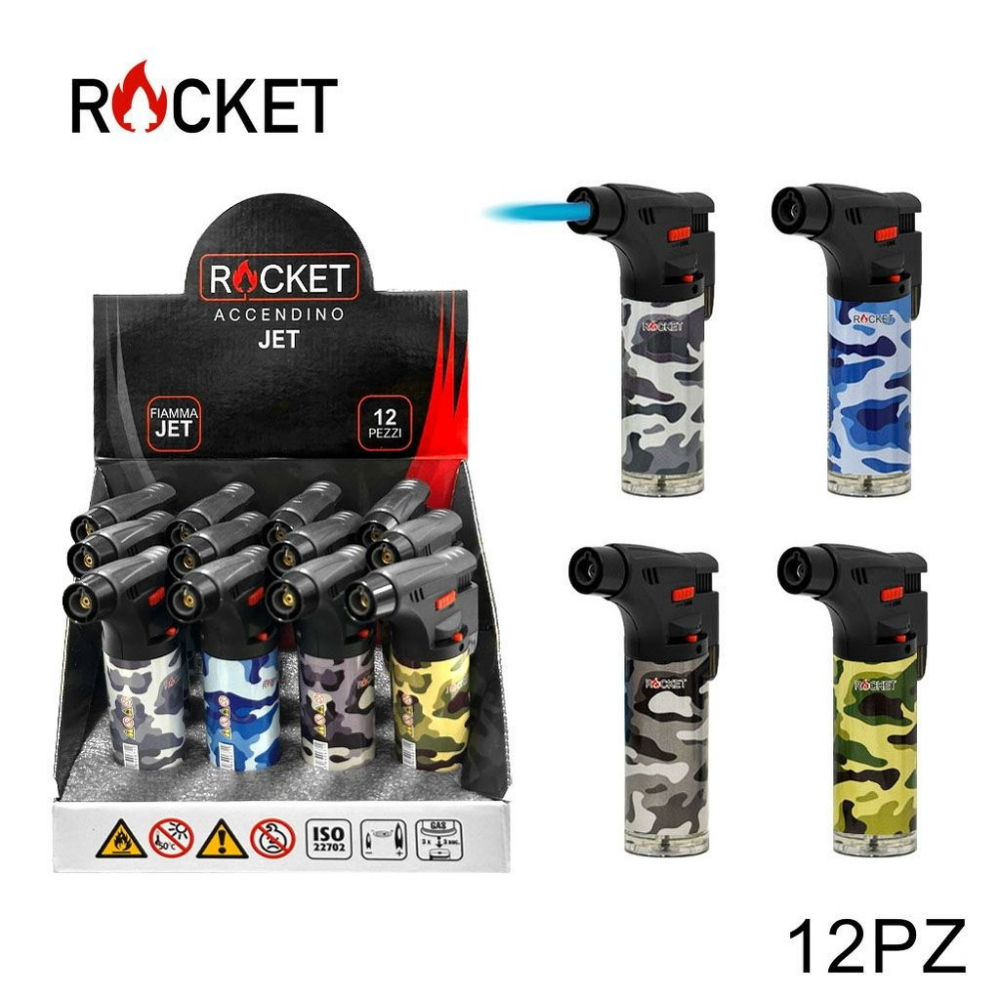 ROCKET - TORCIA TURBO CAMOUFLAGE ASS. 1=1PZ